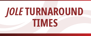 JOLE turnaround times