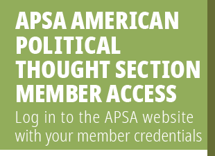 American Political Science Association American Political Thought Section Member Access. Log in to the American Political Science Association website with your member credentials.