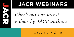 JACR Webinars: Check out our latest videos by JACR authors. Learn more.