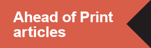 Ahead of Print articles